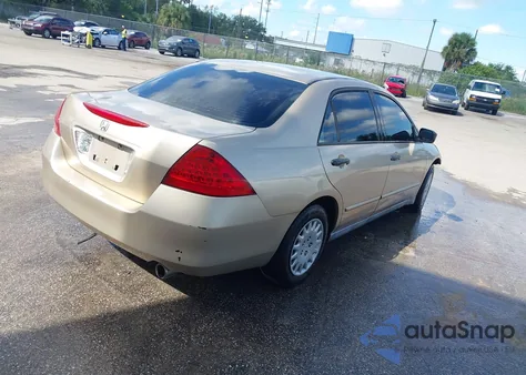 2006 Honda Accord 2.4 Vp из США, поврежденный, VIN 1HGCM55146A016576